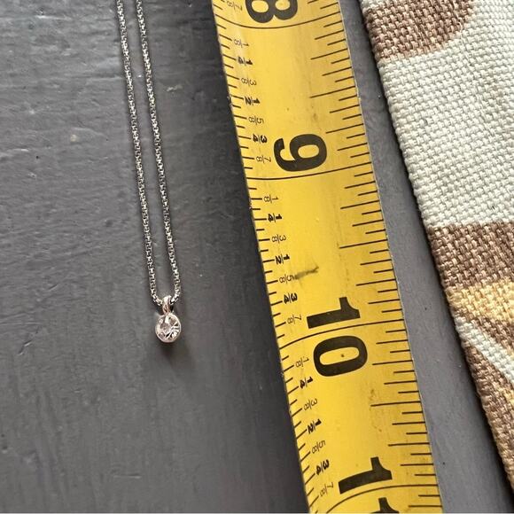 Pilgrim Silver Tone Tiny Pendant Necklace - Picture 5 of 10